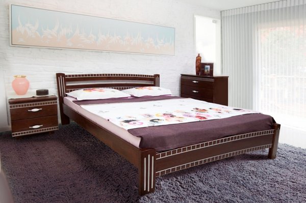 Кровать двухспальная Пальмира 160*200 (Серия-Мария)