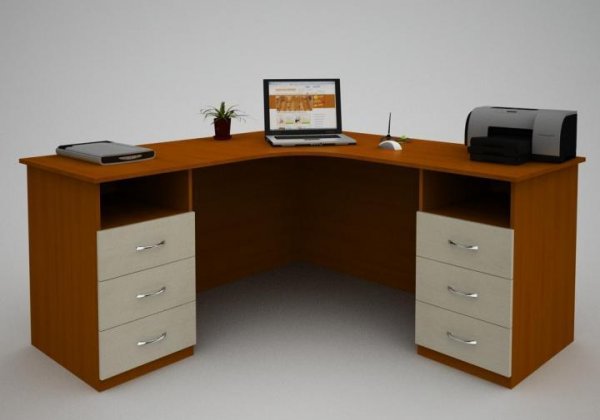 Кутовий Офісний стіл С-16 (1400*1400) 