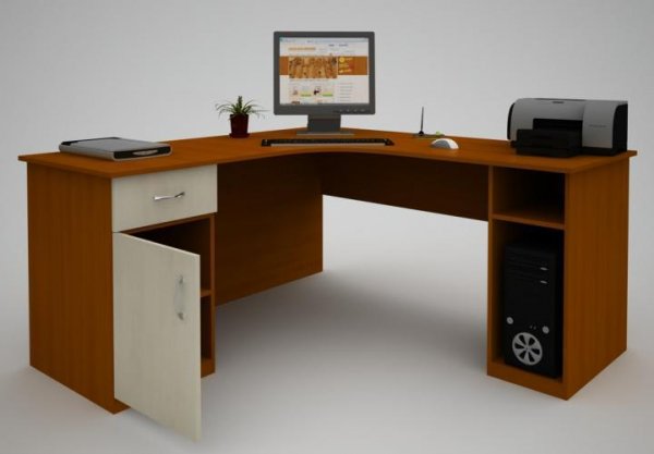 Кутовий офісний стіл С-40 (1400*1400) 