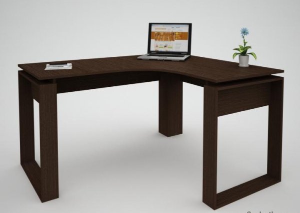 Кутовий офісний стіл Еко-16 (1400*1200) 