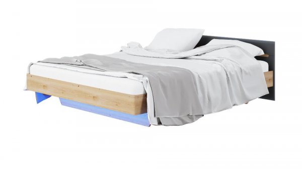 Кровать двухспальная 160*200 Бьянко графит