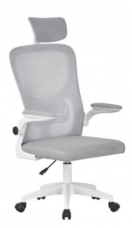 Стул компьютерный Аеро (серый-белый)