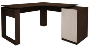 Кутовий офісний стіл Еко-25 (1450*1200) 