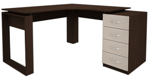 Угловой офисный стол Еко-28 (1650*1400)
