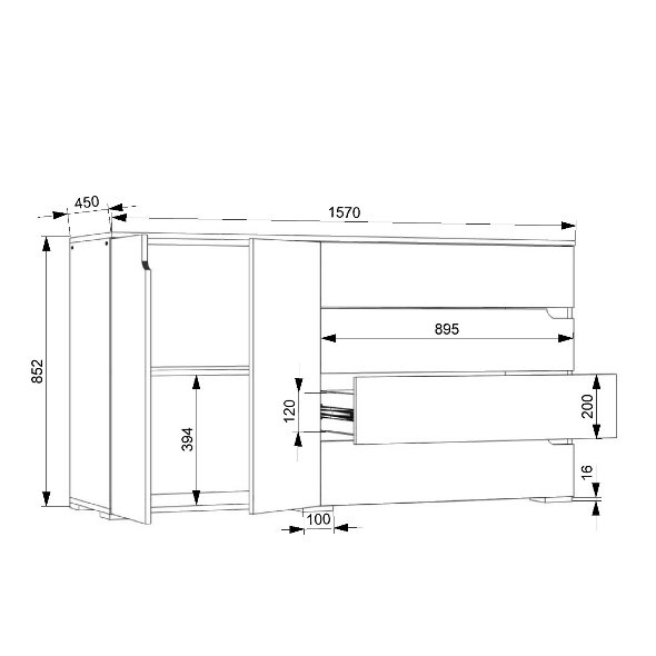 Комод Trend 1570