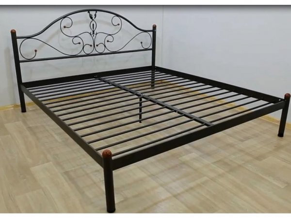 Кровать двухспальная металлическая Анжелика 160
