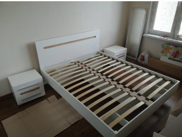 Кровать двухспальная 160*200 Бьянко 