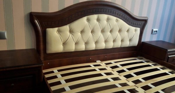 Кровать двухспальная 160*200 Милано (мягкое бильце)