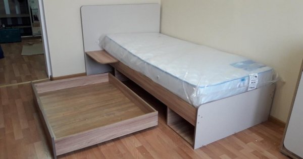 Кровать односпальная 90*200 Лами