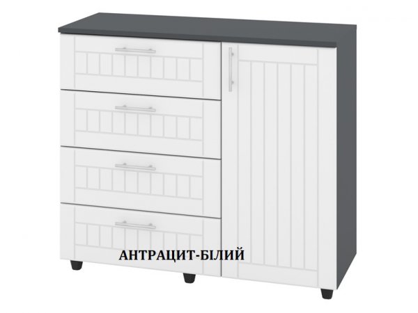 Комод К-4+1 МДФ