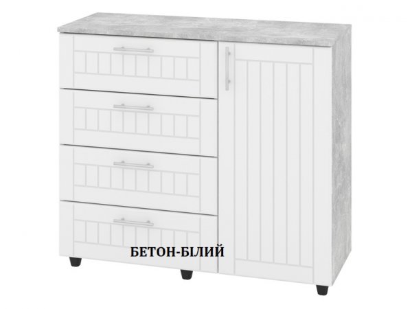 Комод К-4+1 МДФ