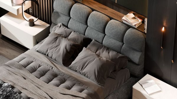 Кровать полуторная 140*200+Подьемный механизм Ванесса-2