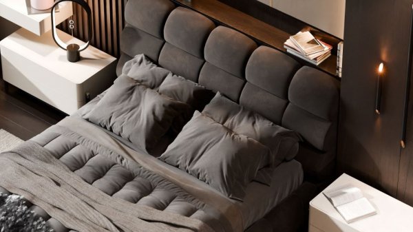 Кровать полуторная 140*200+Подьемный механизм Ванесса-2