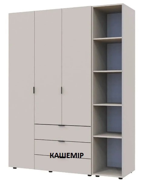 Шкаф Гелар с этажеркой 3 ДСП