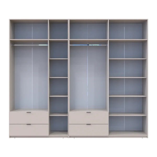 Шкаф для одежды Лукас 3+4 ДСП 295