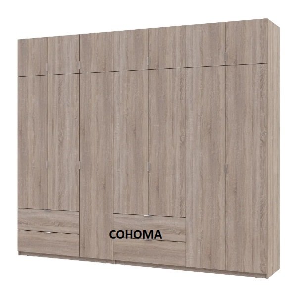 Шафа для одягу Лукас 3+4 ДСП 300