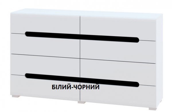 Комод 4Ш+4Ш Бьянко