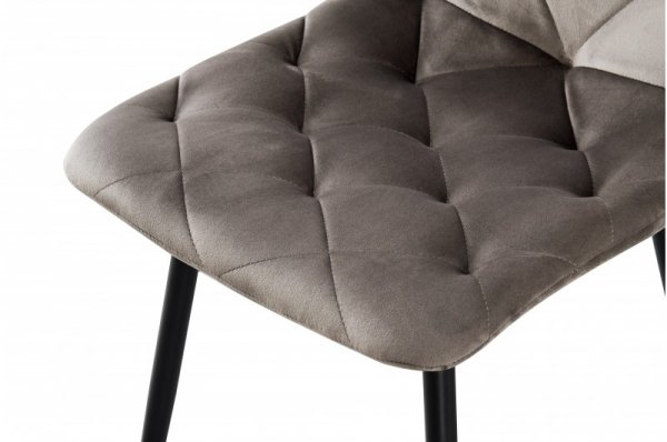 Стул Трасти (черный-велюр брауни)