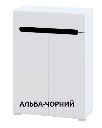 Тумба 2ДШ Бьянко