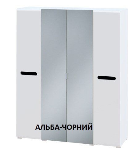 Шкаф 4ДЗ Бьянко (1800)