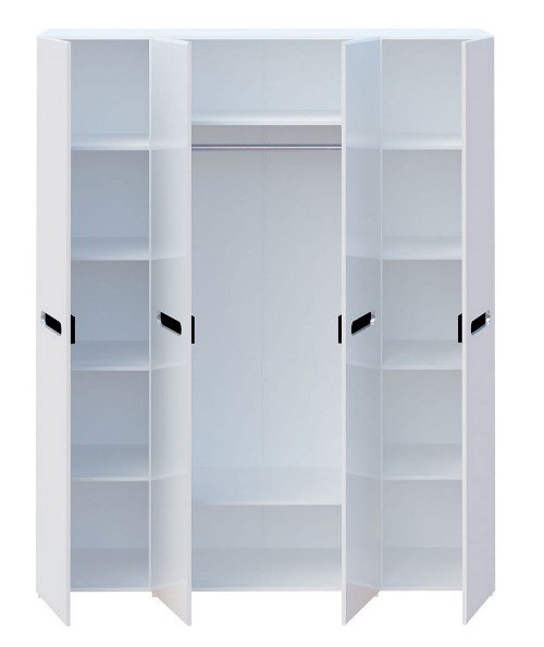 Шкаф 4ДЗ Бьянко (1800)