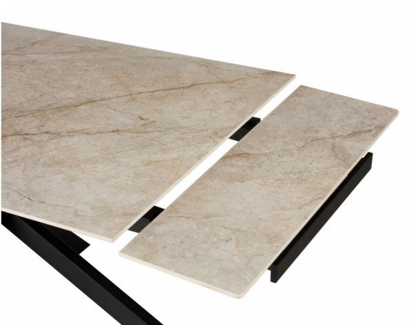 Стол обеденный Квант (черный-мускатный орех)