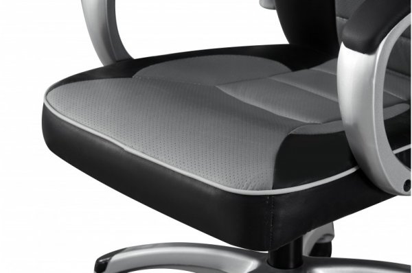 Стул компьютерный Форсаж (серый-черный)