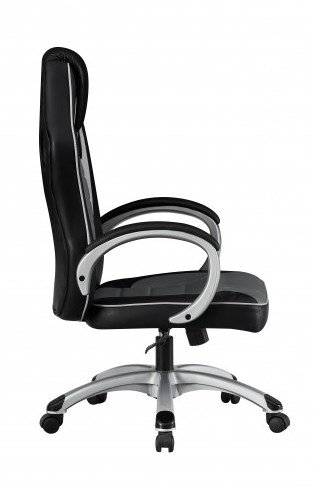 Стул компьютерный Форсаж (серый-черный)