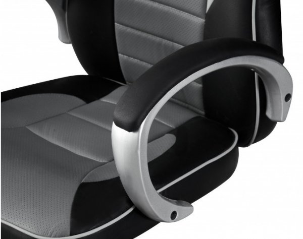 Стул компьютерный Форсаж (серый-черный)