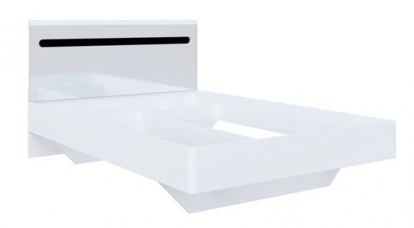 Ліжко полуторне 140*200 Б'янко