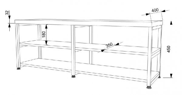 Тумба ТВ ТВЛ-2 (1400)