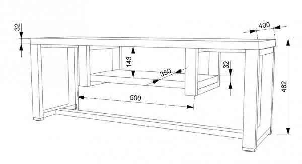 Тумба ТВ Лофт ТВЛ-5 (1100) 