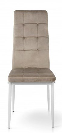 Стул Айс (белый-велюр мокрый песок)