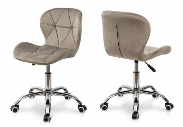 Стул компьютерный Рокки (велюр песочный)