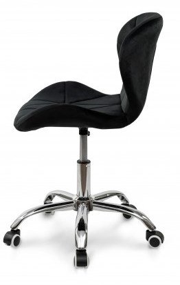 Стул компьютерный Рокки (велюр черный)