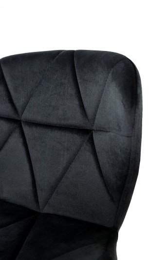 Стул компьютерный Рокки (велюр черный)