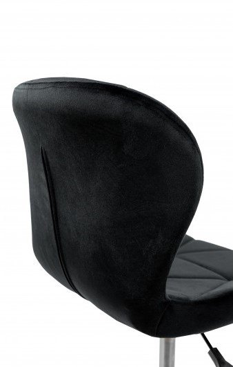 Стул компьютерный Рокки (велюр черный)