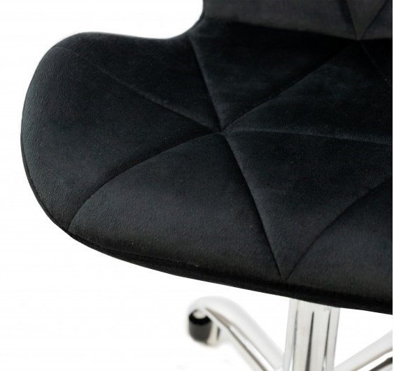 Стул компьютерный Рокки (велюр черный)