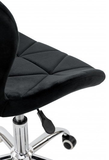 Стул компьютерный Рокки (велюр черный)