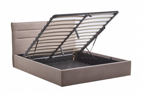 Кровать двухспальная 160*200 Оливия+механизм (бежевая)
