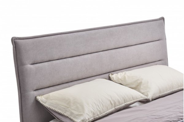 Кровать двухспальная 160*200 Оливия+механизм (светло-серая)