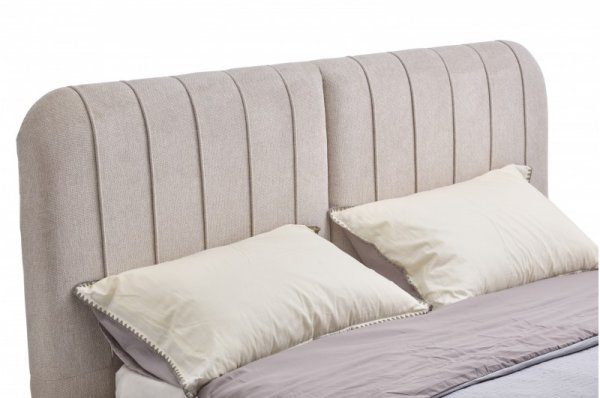 Кровать двухспальная 160*200 Бьянка+механизм (бежевая)