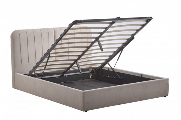 Кровать двухспальная 160*200 Бьянка+механизм (бежевая)