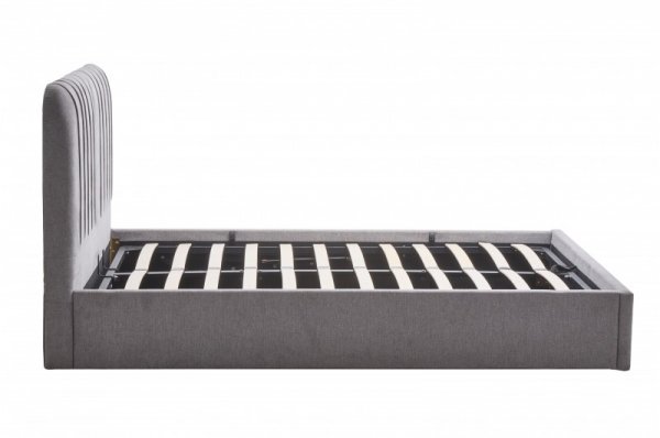 Кровать двухспальная 160*200 Бьянка+механизм (светло-серая)