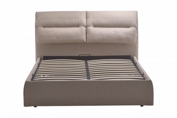Кровать двухспальная 160*200 Сандра+механизм (бежевая)