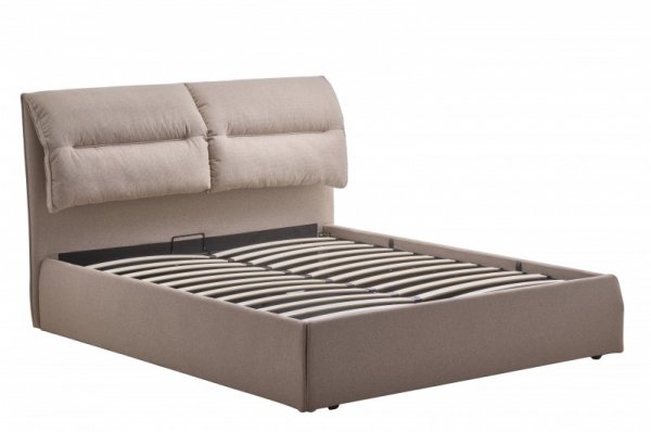Кровать двухспальная 160*200 Сандра+механизм (бежевая)