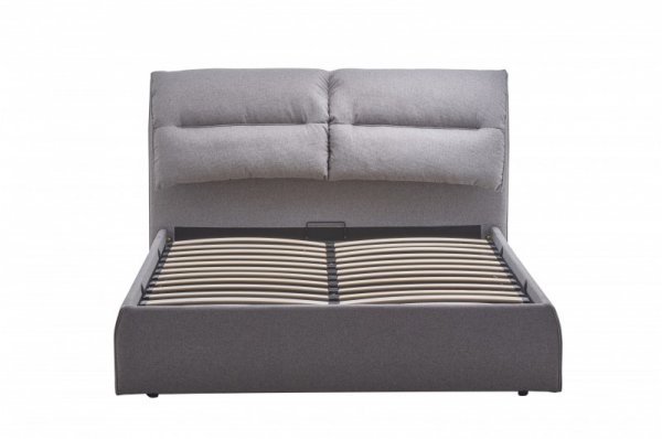 Кровать двухспальная 160*200 Сандра+механизм (серая)