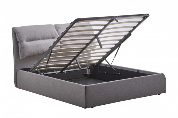 Кровать двухспальная 160*200 Сандра+механизм (серая)