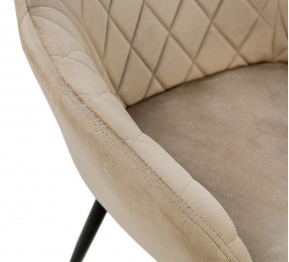 Кресло Акура (велюр песочный)