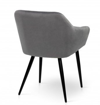 Кресло Акура (велюр серый)